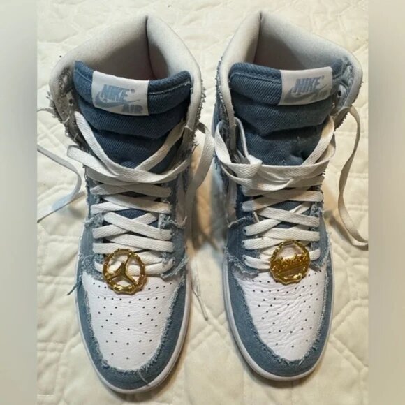 Jordan Shoes - Size 9.5 - Air Jordan Wmns Air Jordan 1 Retro High OG 'Denim with box